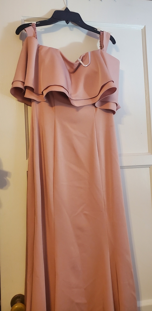 Ieena for Mac Duggal Blush colored dress Size 4